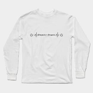 Dungeons & Dragons in a Heart Beat Long Sleeve T-Shirt